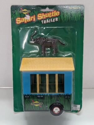 #ad 2001 Sunoco Safari Shuttle Trailer Elephant Advertising Gas NEW Sealed $10.32