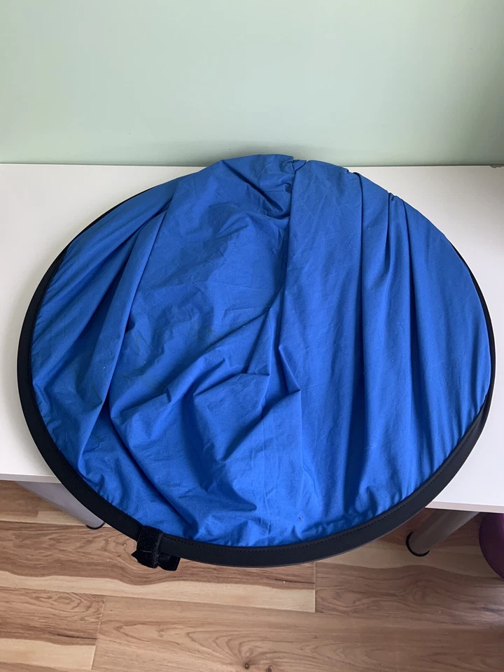 Fondo Impact Super Plegable BGC-CB-57 (Azul Cromo, 5'× 7') Usado - LEER Foto 3 de 4