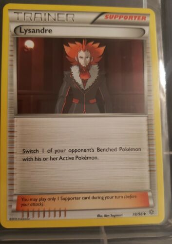1x Lysandre Trainer 78/98 Uncommon NM Pokemon XY TCG Card - Ancient Origins - Picture 1 of 1
