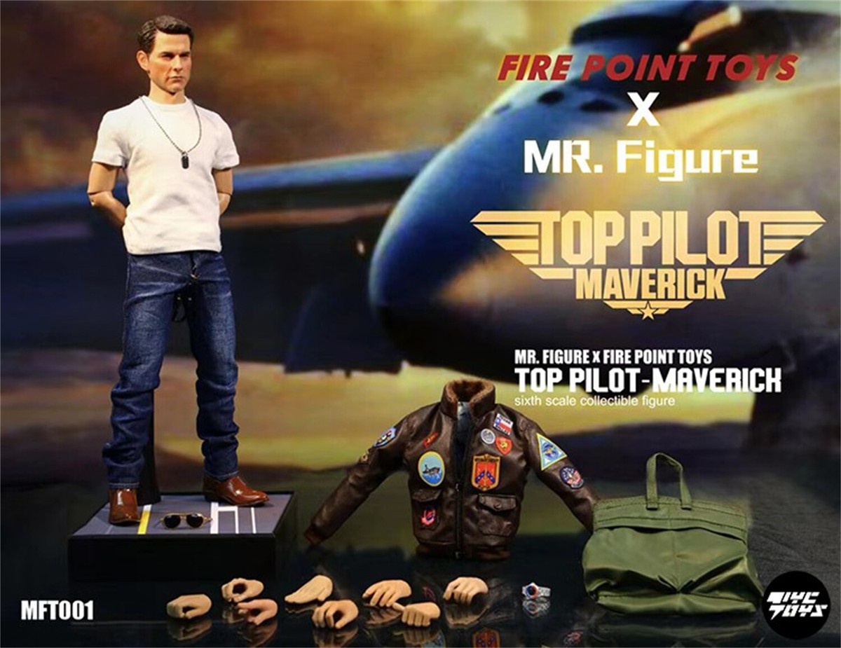 その他 FIRE POINT TOYS X MR.FIGURE 1/6 TOP FIRE POINT TOYS X MR.FIGURE 1/6 MFT001 Pilot Tom Cruise