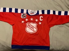 1991-92 GRETZKY NHL ALLSTAR 75th JERSEY CCM ULTRAFIL AUTHENTIC SIZE 52