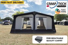 2024 Camptech Cayman T Steel Frame Touring Awning (l@@k Free Breathable Carpet)