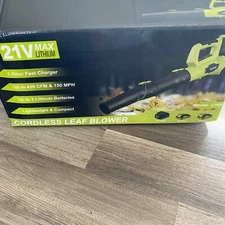 Leaf Blower, 21V Electric Cordless Leaf Blower, 2 X 2.0Ah Batteries /aq
