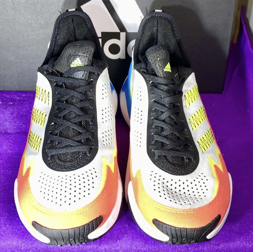New Adidas Mahomes Impact FLX White Solar Yellow GV9854 Sz 