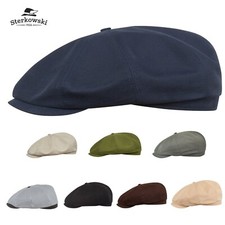 Sterkowski SHELBY Cotton Peaky Cap Newsboy Ba...