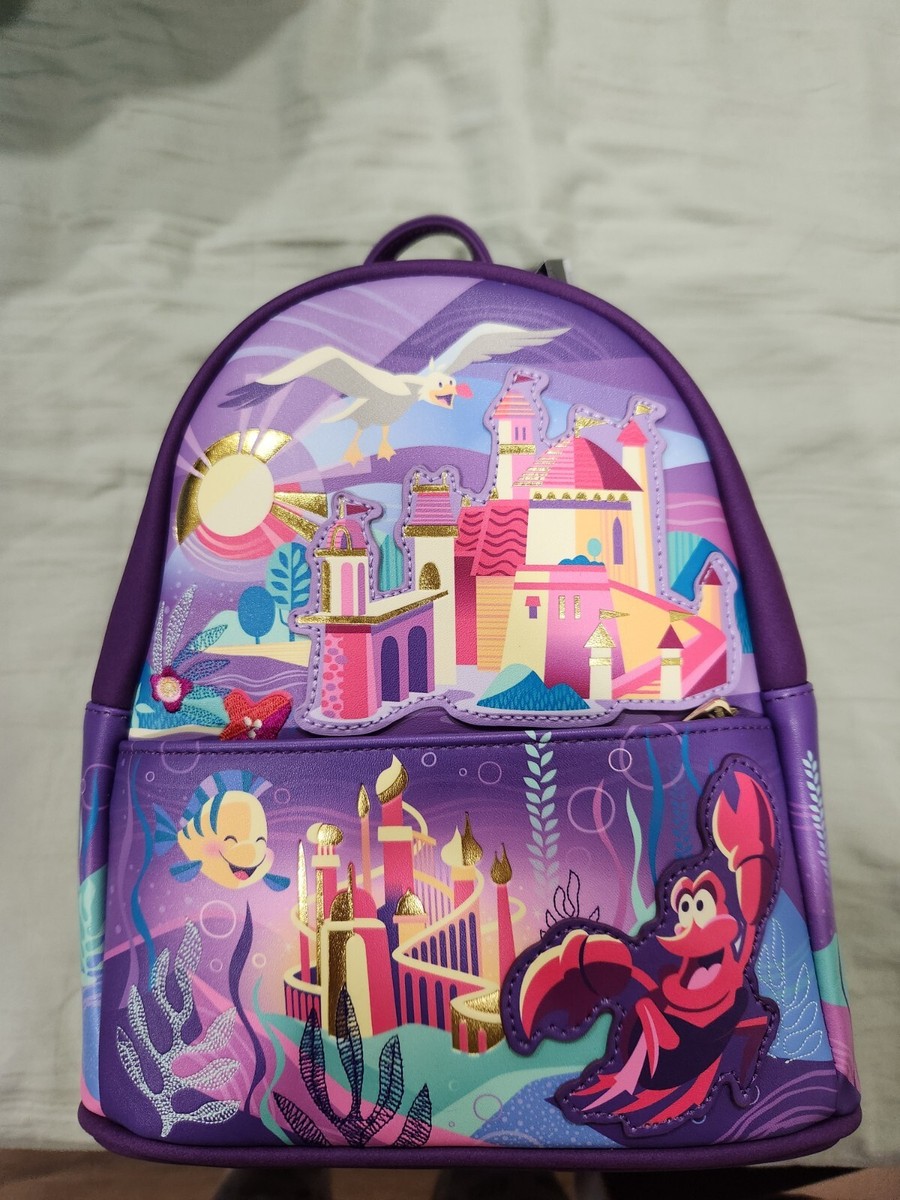 Loungefly little mermaid, backpack NWT 87386-1.jpg main image 3