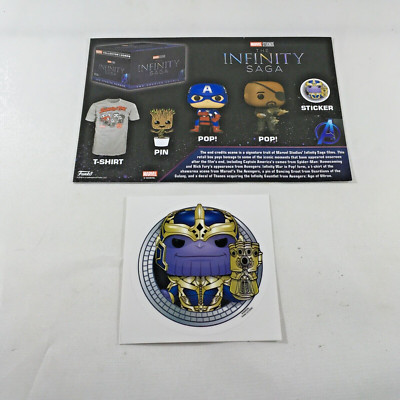 FUNKO Pop! Marvel  Thanos Sticker Marvel Collector Corps Exclusive