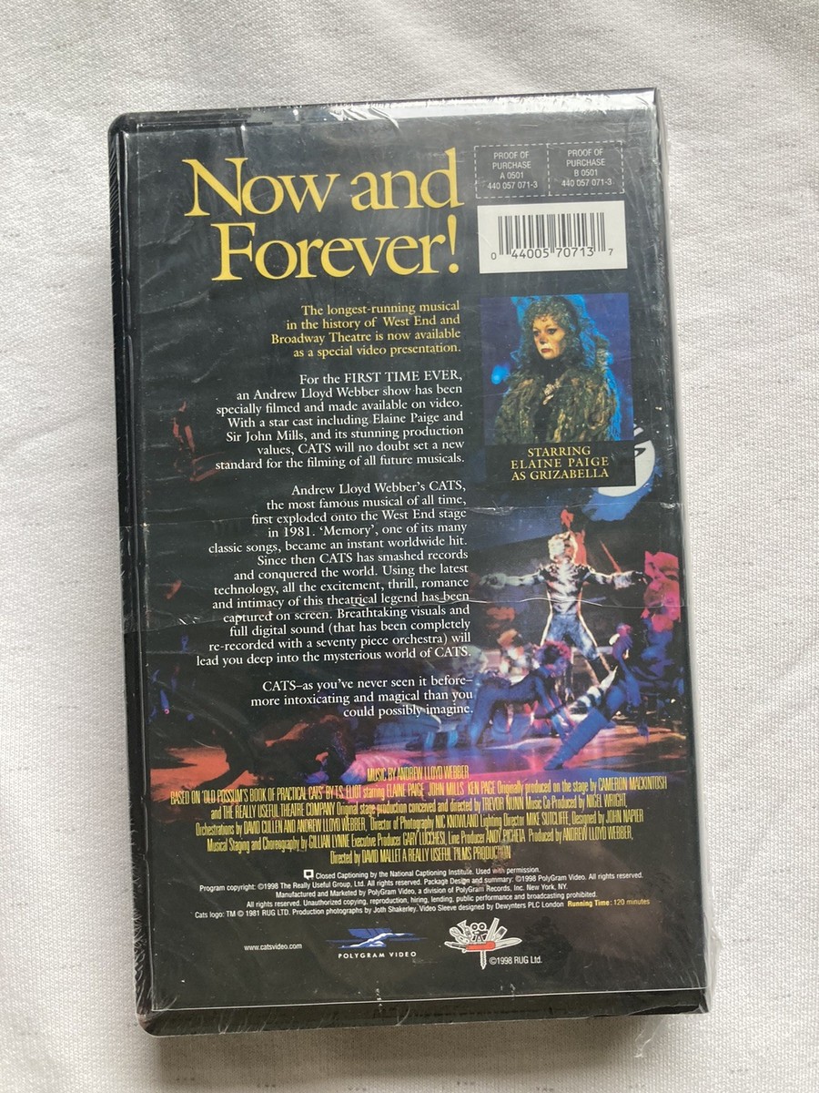 Cats: The Musical (VHS, 1998) for sale online | eBay