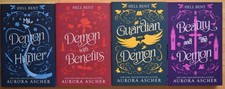 Aurora Ascher, Lot of 4 Hell Bent Series, Sprayed Edged Edition, TPB.LN