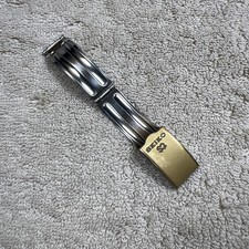 Seiko Watch Band Clasp Stainless Steel Gold Tone 0427