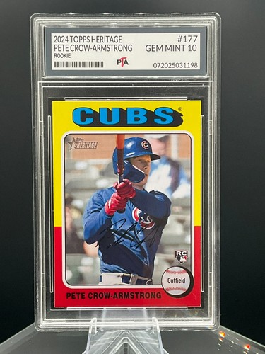 Pete Crow-Armstrong #177 2024 Topps Heritage card