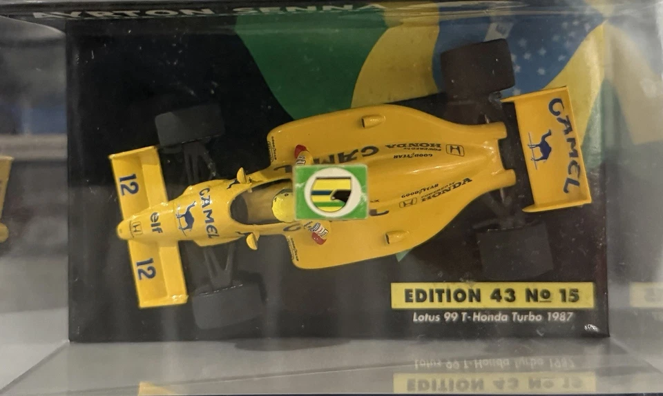 Minichamps 1/43 UMBAU EDITION 15 Camel Lotus 99T Honda #12 Monaco GP 1987 Senna - Photo 4/4