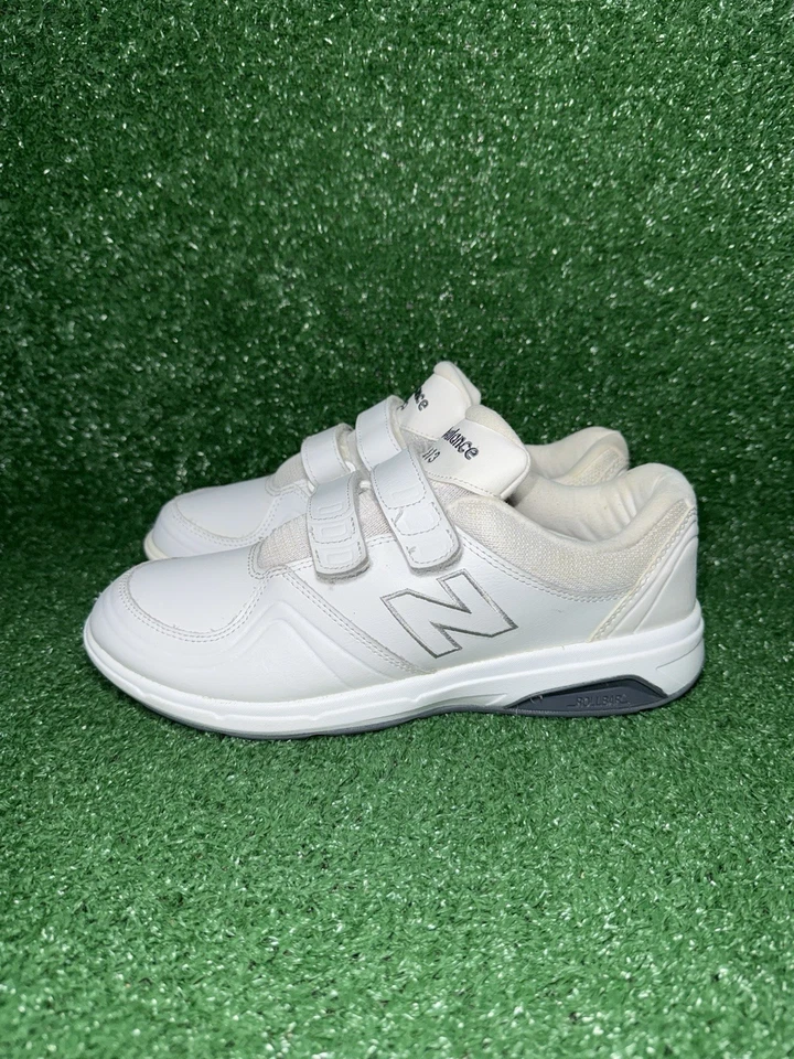 New Balance Mujer 813 Blanco Gancho y Lazo Zapatos Deslizables Desajuste Talla 8/9 Foto 4 de 4