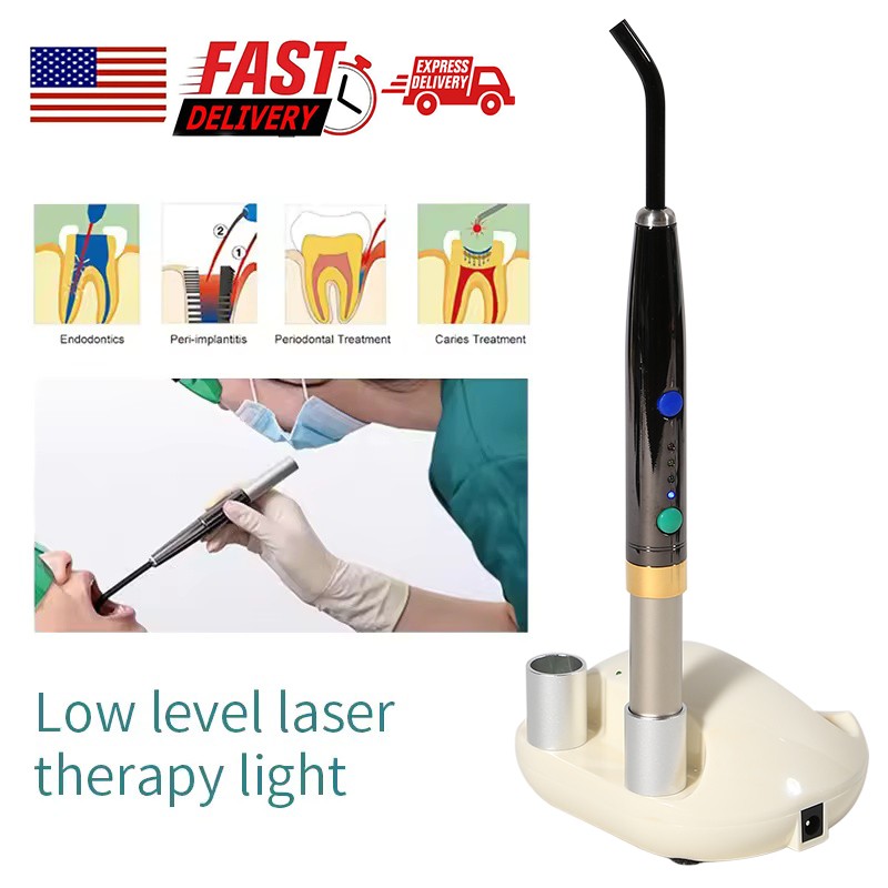 Dental Photo-Activated Disinfection Heal Laser Diode Light Lamp Rechargeable