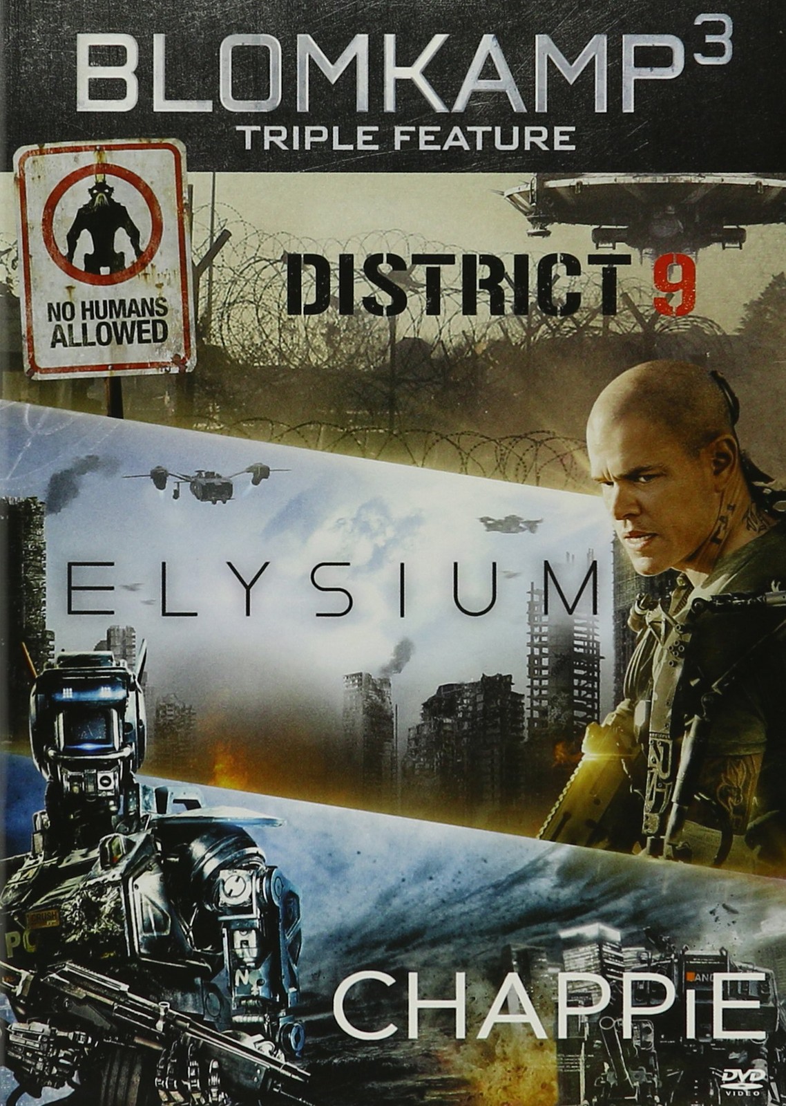 Chappie / District 9 / Elysium - Set (DVD) Sharlto Copley Sigourney Weaver