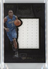 2015-16 Panini Black Gold Massive Materials 93/99 Victor Oladipo #37 19m2