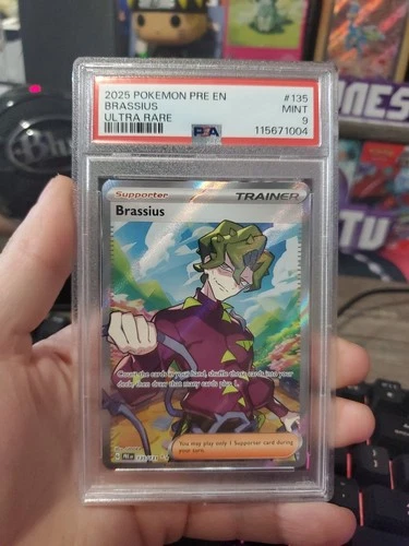 PSA 9 Brassius 135/131 Prismatic Evolutions ULTRA RARE ( POP 86 )