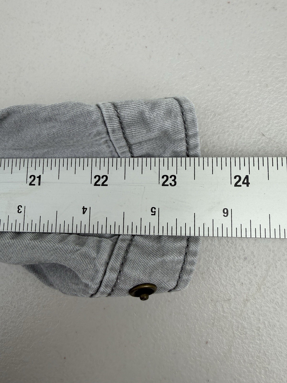 BURBERRY Brit Solid Button Blouse in  Gray Shades… - image 21