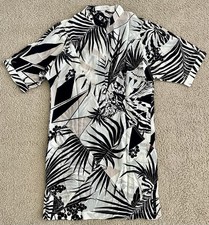 Stella McCartney Tropical Prints Silk Dress Blouse Sz 44