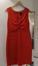 Ariella London Margot Tie Knot Shift Red Dress Size 14 BNWT ❤️CHARITY 