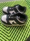 Nike Dunk Low Toddler Sneakers US 8C Black/White Leather Lace-Up CW1589-100 — photo 7