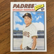 Topps 2026 Heritage Baseball Bradgley Rodriguez RC Rookie  #148 San Diego Padres