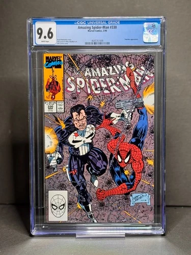 CGC 9.6 The Amazing Spider-Man 330 Punisher Cover Erik Larsen