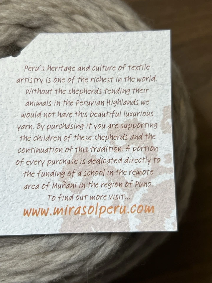 Fio Mirasol USHYA NATURAL 1702 poliamida merino 3,5 oz/114 jardas - Imagem 4 de 4