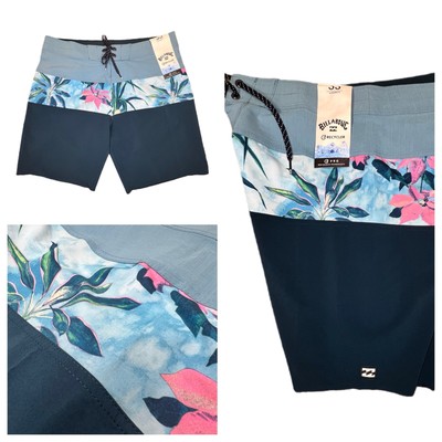 Billabong Board Shorts Men's Size 33 Tribong Pro Trunks Swim Surf