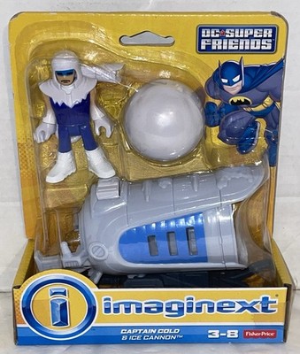 Fisher Price Imaginext DC Super Friends Captain Cold & Ice Cannon Figure 2014