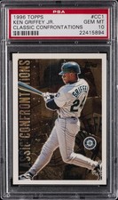 1996 TOPPS CLASSIC CONFRONTATIONS #CC1 KEN GRIFFEY JR. PSA 10