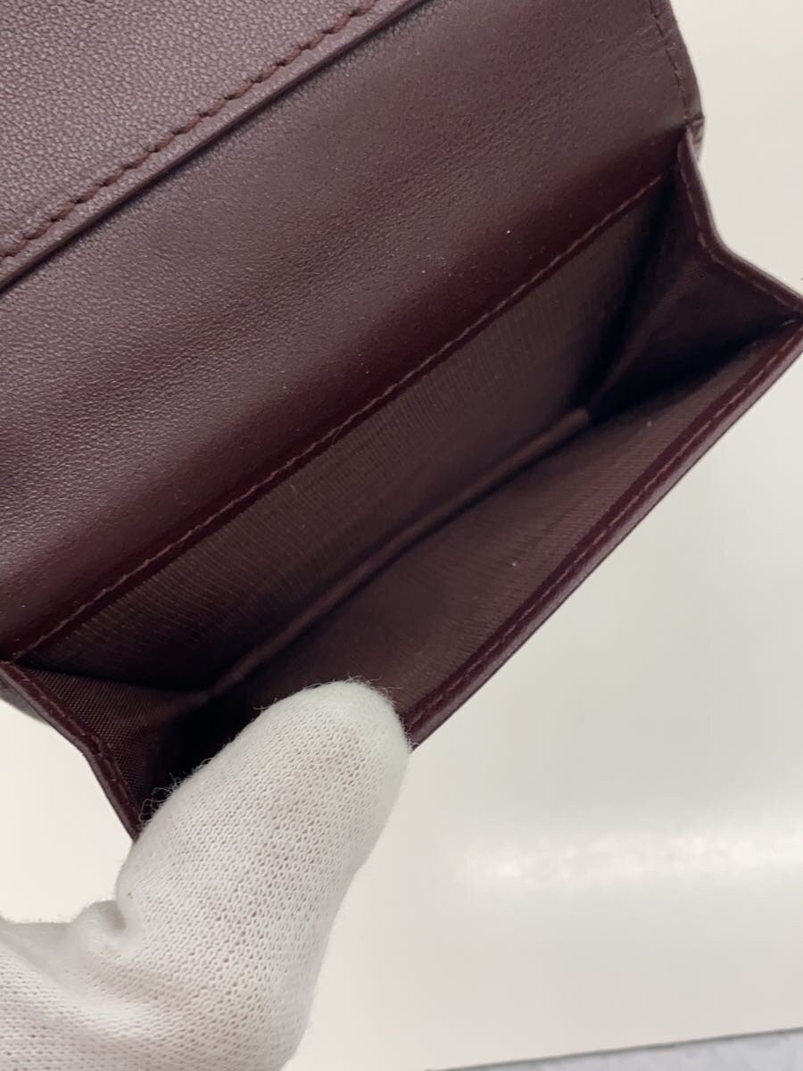 Christian Dior Leather Card Case BRD Plain Women's thumbnail 5