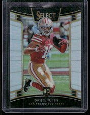 2018 Panini Select #34 Dante Pettis Silver Prizm