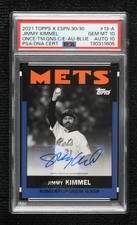 2021 ESPN 30 for Once Upon a Time in Queens Blue 42/49 Jimmy Kimmel Auto 0b3o