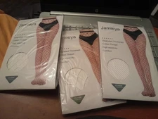 3-Pack Set Women's Sexy Black Leggings Net Thigh-High Stockings USA