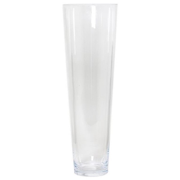 INNA-Glas Blumenvase Konische Boden Amna Ocean, Aus Glas, Klar, 50Cm, Ø15Cm-image