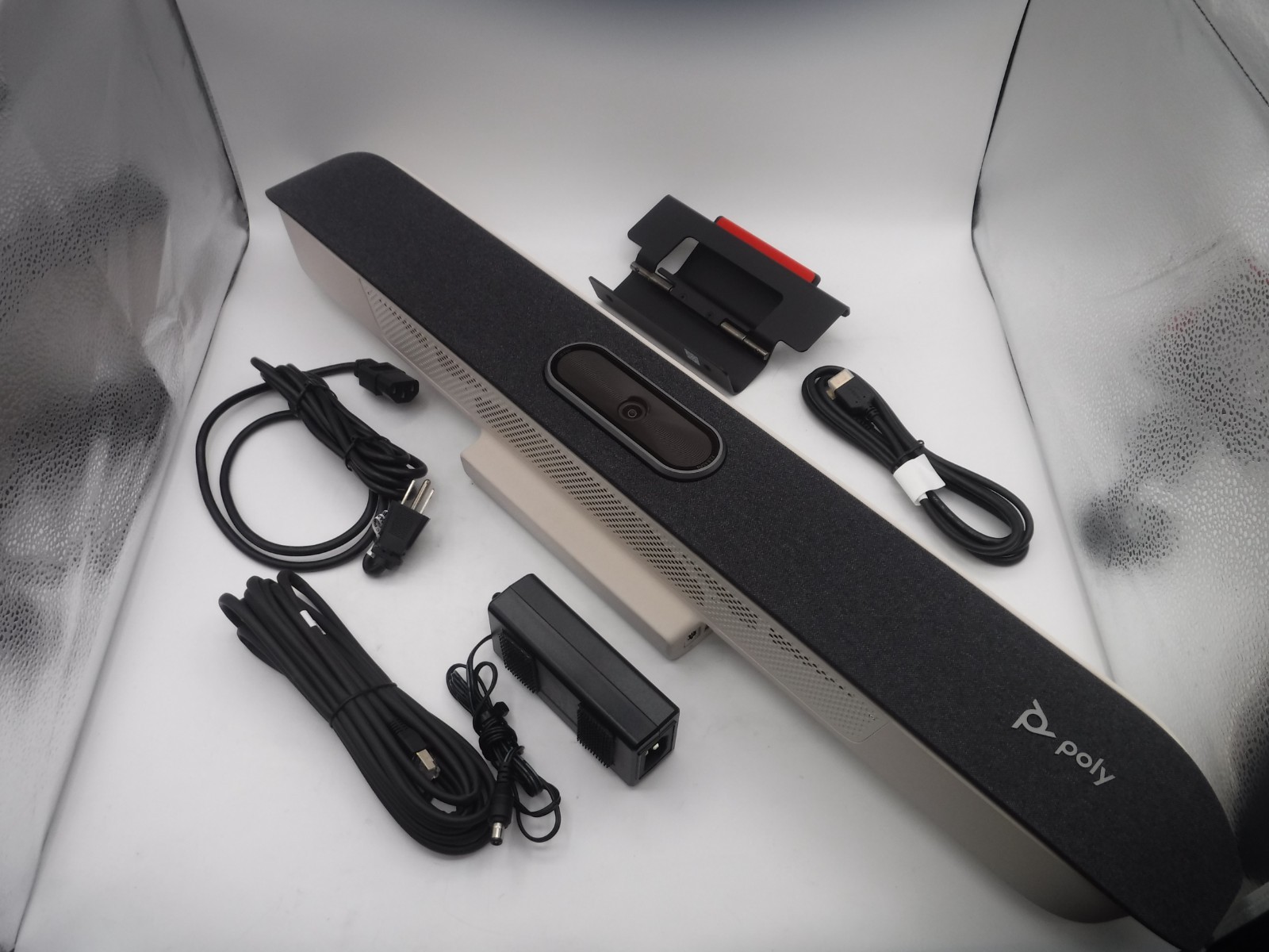 Polycom Poly Studio X50 4K Video Bar + TC8 Touch Controller 83Z44AA +AC Adapter