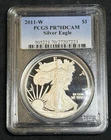 2011-W American Silver Eagle Proof PCGS PR 70 DCAM, NO RESERVE