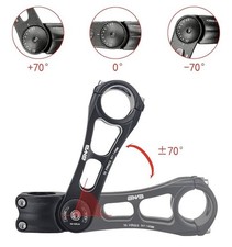 Adjustable Mtb Stem 31.8mm 70 Degree 90/110/145mm Bike Stem Riser For Handlebar