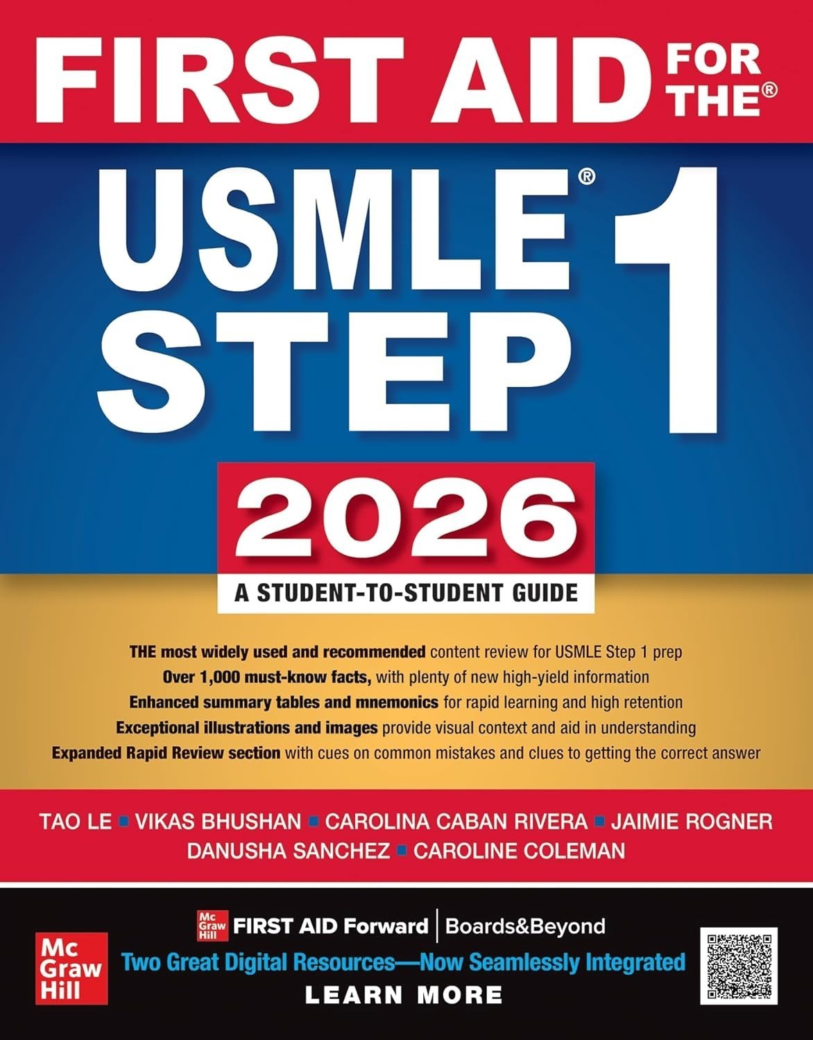 First Aid for the USMLE Step 1 2026 Paperback J646