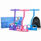 6 Tube Pedal Resistance Device,Exercise Bands with Handles,Pedal Resistance Band