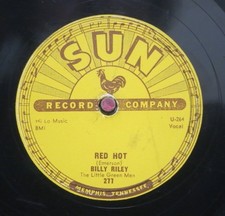 Billy Riley, The Little Green Men - 78RPM - SUN / Red Hot & Pearly Lee (PS_51)