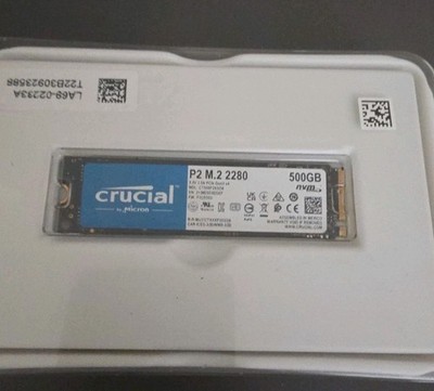 Crucial P2 500GB M.2 Internal SSD (CT500P2SSD8)