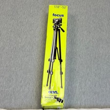 onn. Focus 52 Inch Tripod with Smartphone Cradle and GoPro Mount 100029434