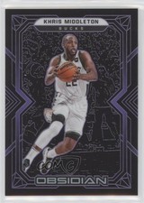 2021-22 Panini Obsidian Electric Etch Purple 75/99 Khris Middleton #124 7n6