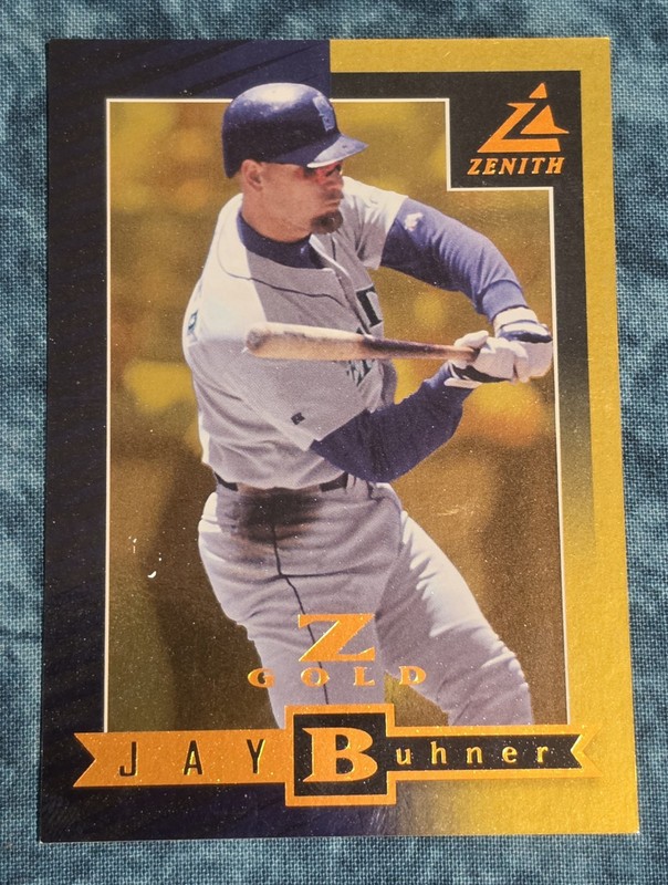 1998 Pinnacle Zenith Z-Gold Jay Buhner  7 /100 Very Rare!