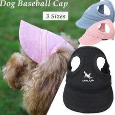 Pet Cat Dog Hats Outdoor Sunbonnet For Cat Dog Puppy Cat Mini Solid Cap
