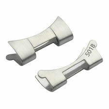 2 - 501B END PIECE LINK FOR ROLEX OYSTER WATCH BAND BRUSH 78790 STAINLESS STEEL