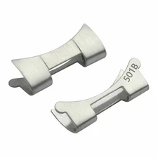 2 - 501B END PIECE LINK FOR ROLEX OYSTER WATCH BAND BRUSH 78790 STAINLESS STEEL