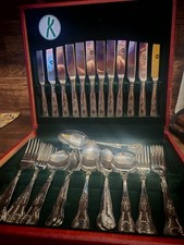 Stainless Steel Cutlery Set 38 Piece, Vintage, 6 People